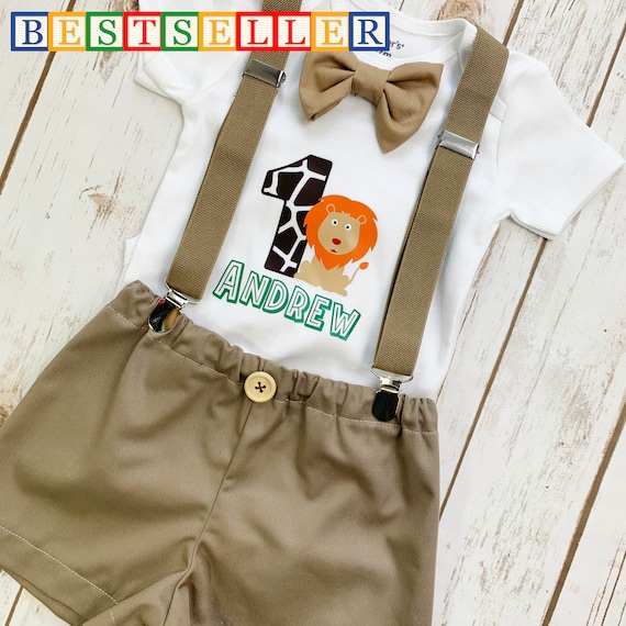 safari birthday outfit boy