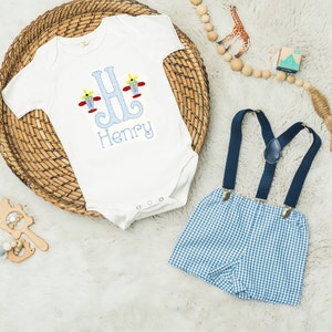 Boy Airplane Shirt, Monogrammed Baby Clothes, Airplane Birthday Shirts, Personalized Boy Shirt, Personalized Baby Bodysuit, Baby Boy Clothes
