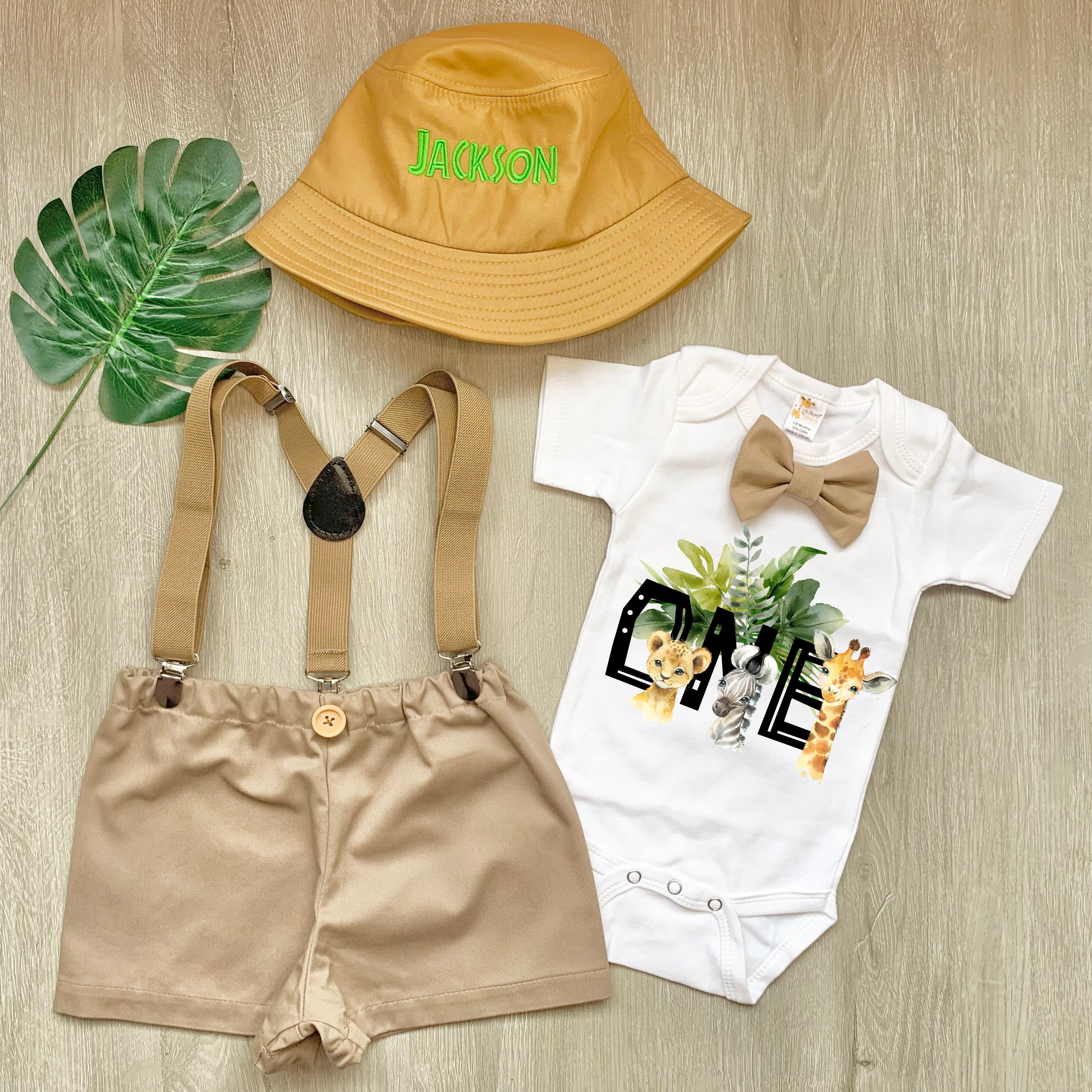 Safari outfit baby boy Boy Safari outfit Jungle birthday Etsy
