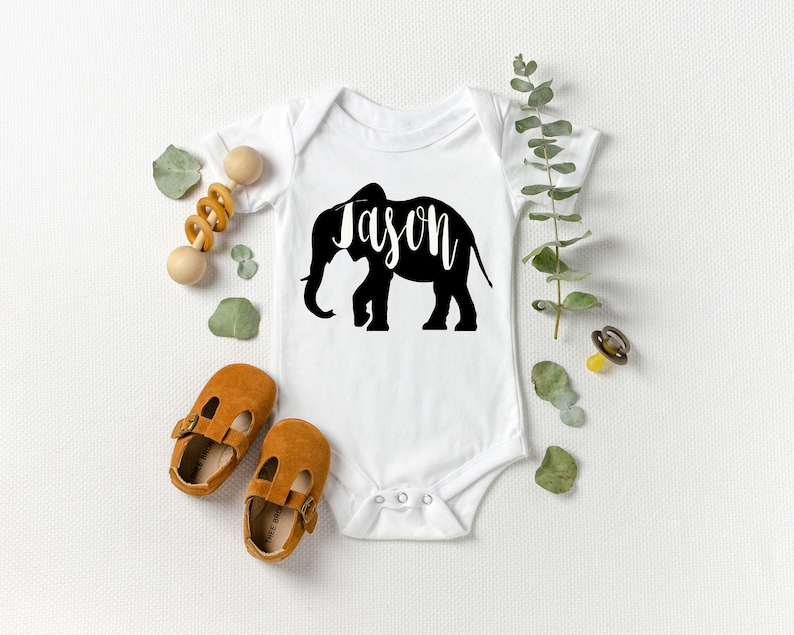 Baby boy clothes Custom Onesie\u00ae Baby shower gifts baby onesie\u00ae funny Personalized onesie\u00ae Elephant onesie\u00ae Baby boy onesie\u00ae
