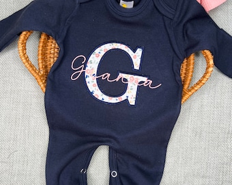 Baby Girl Coming Home Outfit Baby Girl Clothes Personalized Baby Girl Gift Personalized Baby Girl Outfit Newborn Girl Clothes Newborn Hat