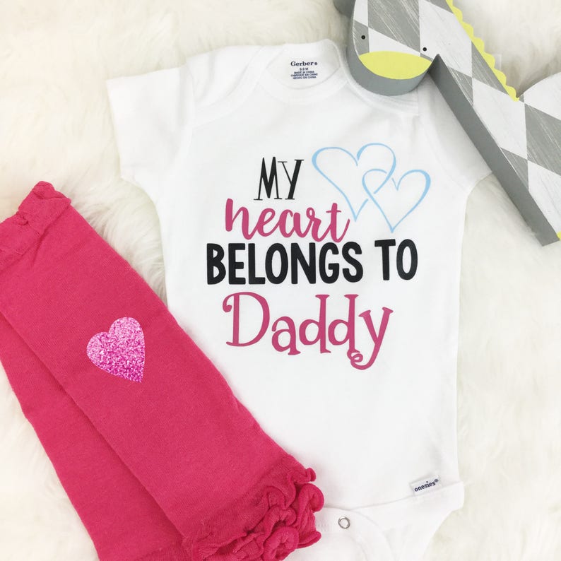 Personnalisé Père/'s Jour Cadeau bébé body gilet fille garçon première idée cadeau