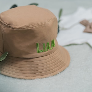 Boy Safari Hat, Jungle Birthday Hat, Boy 1st Birthday Hat, Toddler Safari Hat, Boy Jungle Hat, Boy Bucket Hat, Personalized Boy Hat