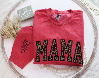 Mama Sweatshirt, Personality mama Sweatshirt, Baby girl come home outfit, Coming home sleeper, Custom baby going home outfit, Mama Mini Set