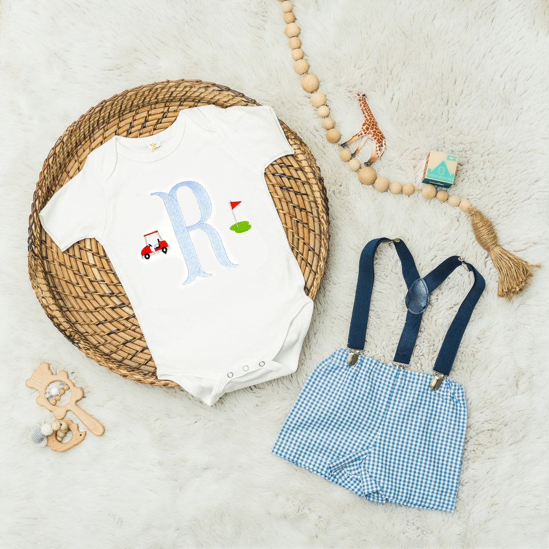 Baby Golf Shirts, Boys Golf Outfit, Golf Birthday Shirt, Boys Applique