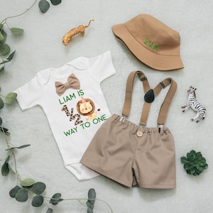 Safari Geburtstag halb Geburtstag Jungen Outfit, Baby Jungen Dschungel halb Geburtstag Shirts, Safari halben Geburtstag Outfit, Safari Geburtstag Shirts