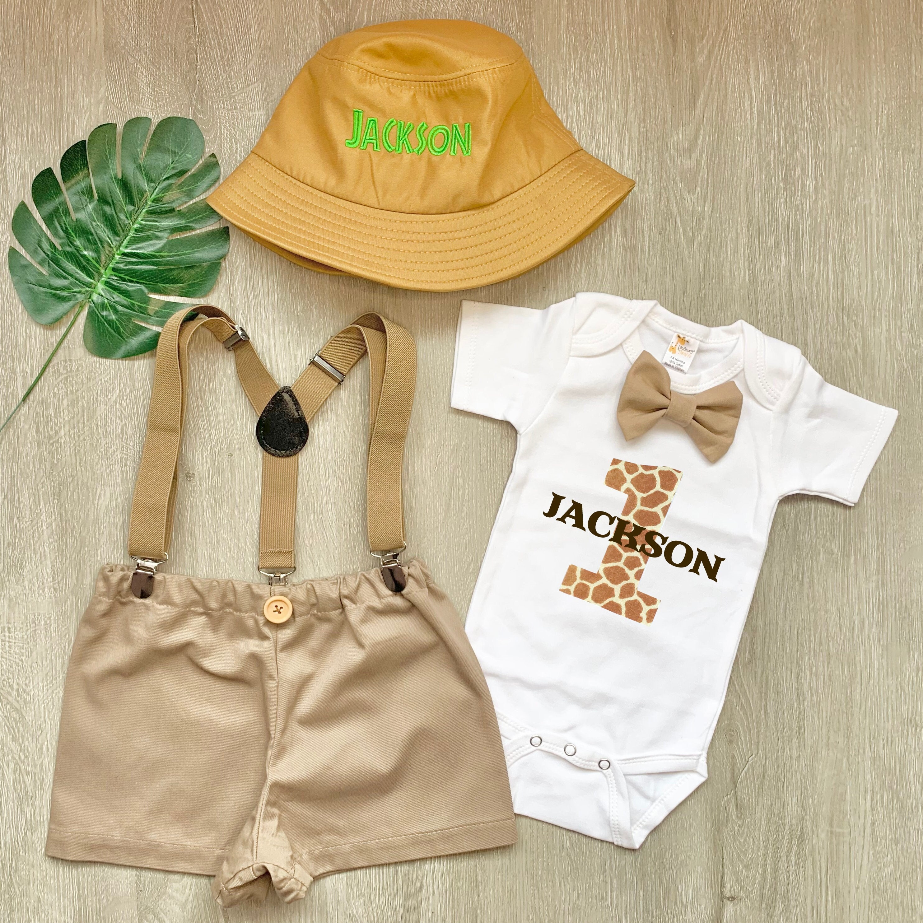 Safari outfit baby boy Jungle 1st birthday Safari 1st Etsy