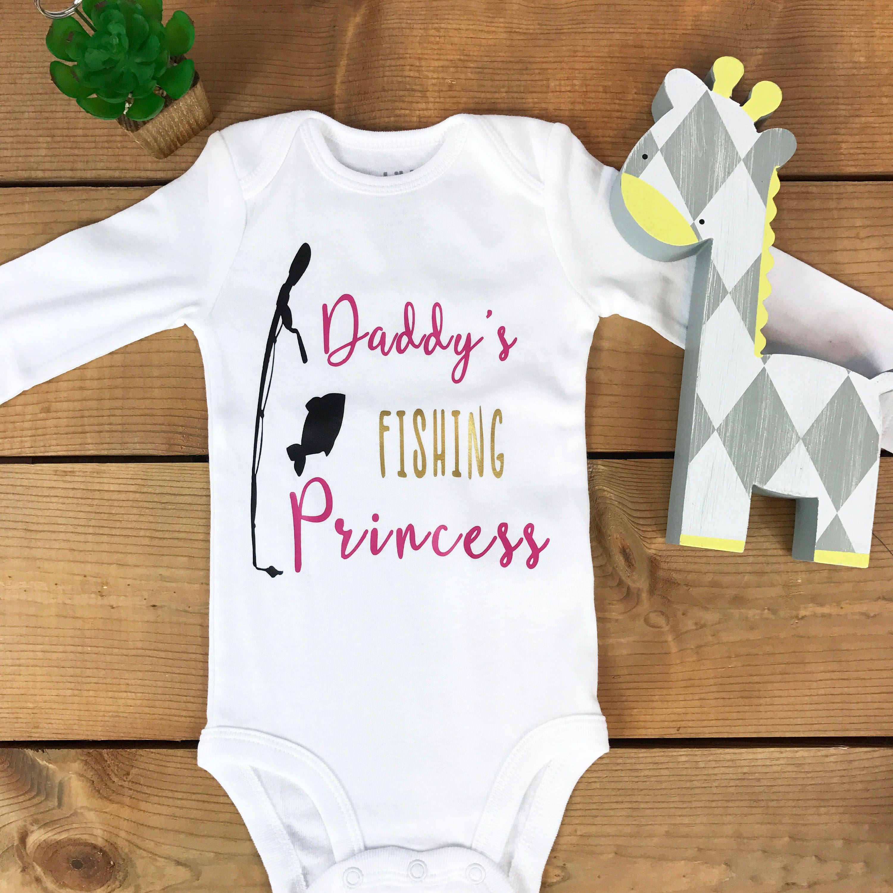 Baby announcement Onesie® Daddy's girl Onesie® Etsy