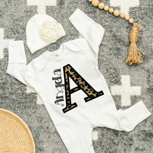 Baby Girl Coming Home Outfit Baby Girl Clothes Personalized Baby Girl Gift Personalized Baby Girl Outfit Newborn Girl Clothes Newborn Hat