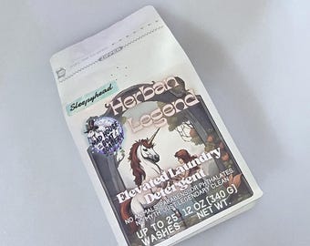 Ethically Scented Vegan Laundry Powder (12 oz) - Up to 25 Loads - Travel friendly