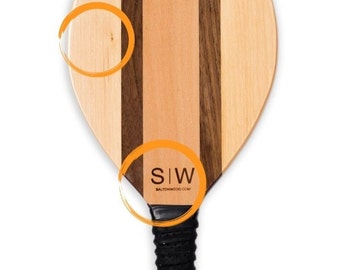 B-WARE: Frescobol Collection Set – High-quality wooden beach ball bats with slight optical defects