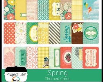 /'BETTER TOGETHER/' PROJECT LIFE CARDS BY BECKY HIGGINS 3/" X 4/" 25 CARDS