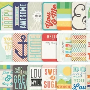 Everyday 7 Digital Journal Cards - 4x6 Project Life Inspired