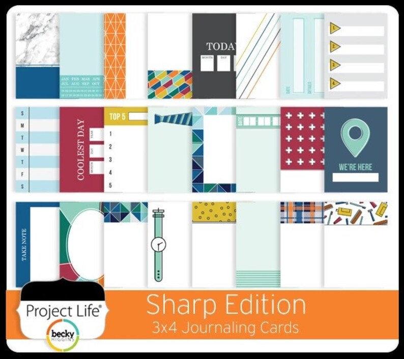 25 3x4 Planner Cards OR 12 4x6 Planner Cards Journal Cards Etsy