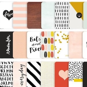 EVERYDAY - 25 or 50 3x4 Planner Cards, Or 12 4x6 Planner Cards, Becky Higgins Cards, Liz Tamanaha