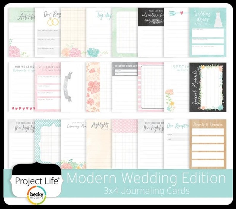 25 3x4 Planner Cards OR 12 4x6 Planner Cards Journal Cards Etsy