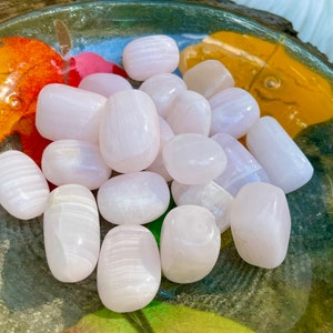 Mangano Calcite, Tumbled Mangano Calcite, Pink Calcite, Tumbled Pink Calcite, MC9/2