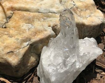 Gorgeous Water Clear Quartz Cluster - 504g - CGQ-1 - Crystal Healing - Crystal Energy