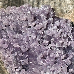 Botryoidal Purple Chalcedony, Grape Agate, From Indonesia, High Quality, 10 Oz, 5+&quot;, Purple Chalcedony, Crown & 3rd Eye Chakras, BGA2/19