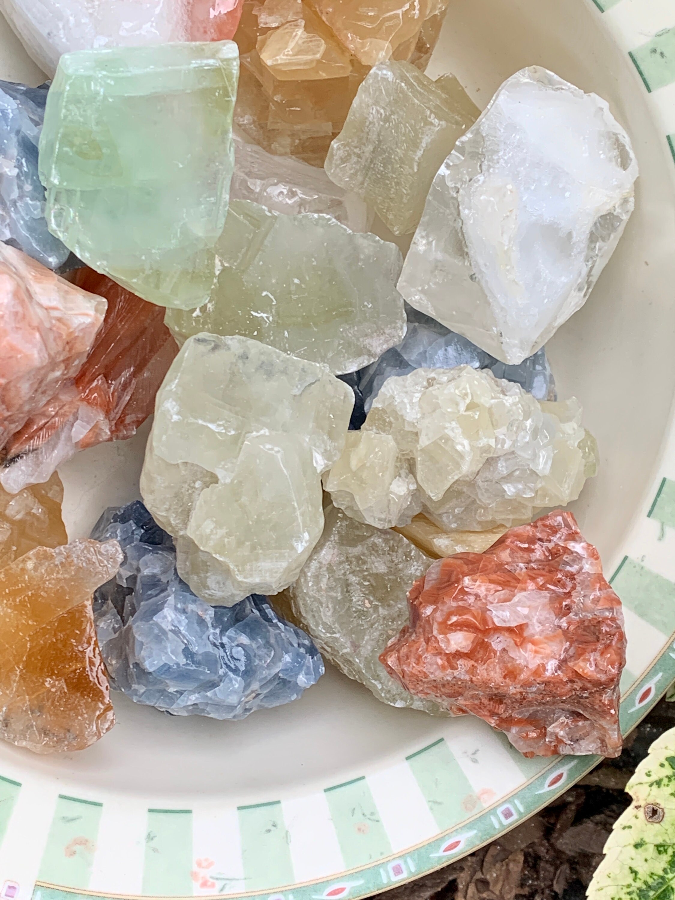 Calvite Color Colorful Calcite, Beautiful Raw Calcite, Your Choice! Blue Calcite ...