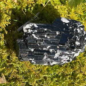 Black Tourmaline Crystal, Raw Black Tourmaline, BTS6/23, Black Tourmaline in Quartz, Larfe Tourmaline