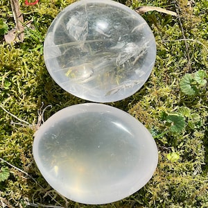 Choice! Girasol Quartz Palm Stones, Moon Quartz Palm Stone, Moon Opal, Beautiful! From Madagascar, Creativity, Calm, MQ4/15