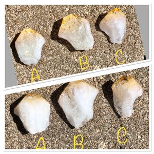 Your Choice! Clear, Large Citrine Points, Lovely Colors and Shapes, Crystal Grids, Meditation Stone