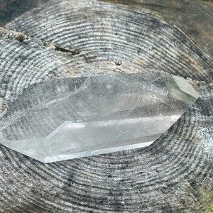 Brazilian Double Terminated Quartz, Light Smoky Quartz,  Natural Smokey Quartz, Smoky Quartz Point