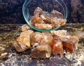 Large Chunky Honey Calcite, Beautiful Color - Raw Calcite, Crystal  Healing, Calcite, Chakra Crystal, Calcite Mexico,