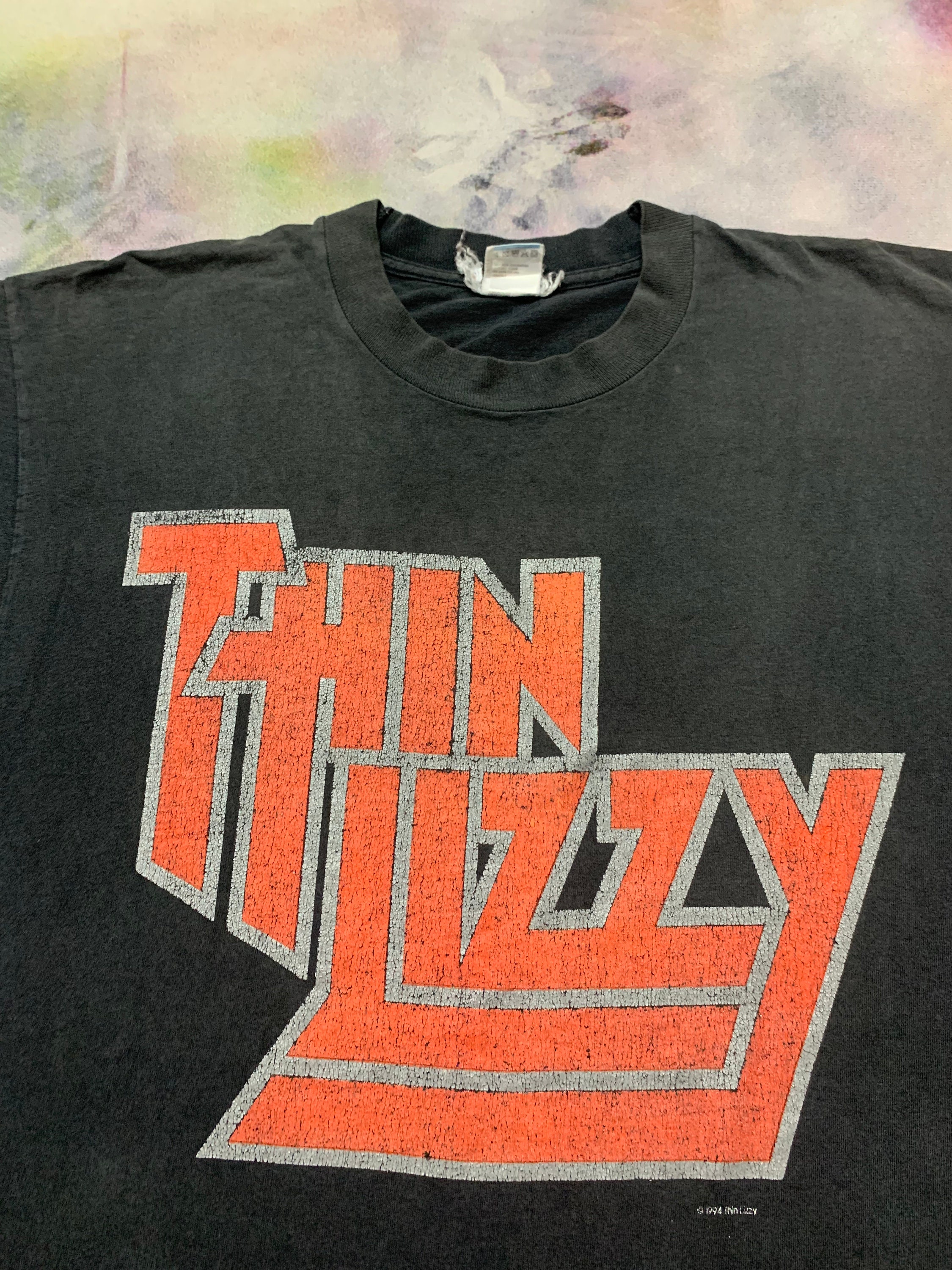 Vintage 90s THIN LIZZY Tour Tshirt - Etsy Finland