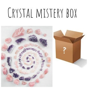Crystal mystery box, self care gift box, crystals kit, surprise box