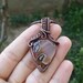 Wire wrapped pendant, Wire wrapped agate pendant, Wire wrapped Jewelry, Gift for her