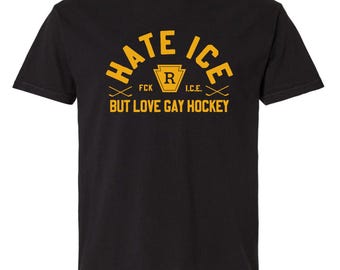 Hate ICE but Love Gay Hockey Heated Rivalry Tee