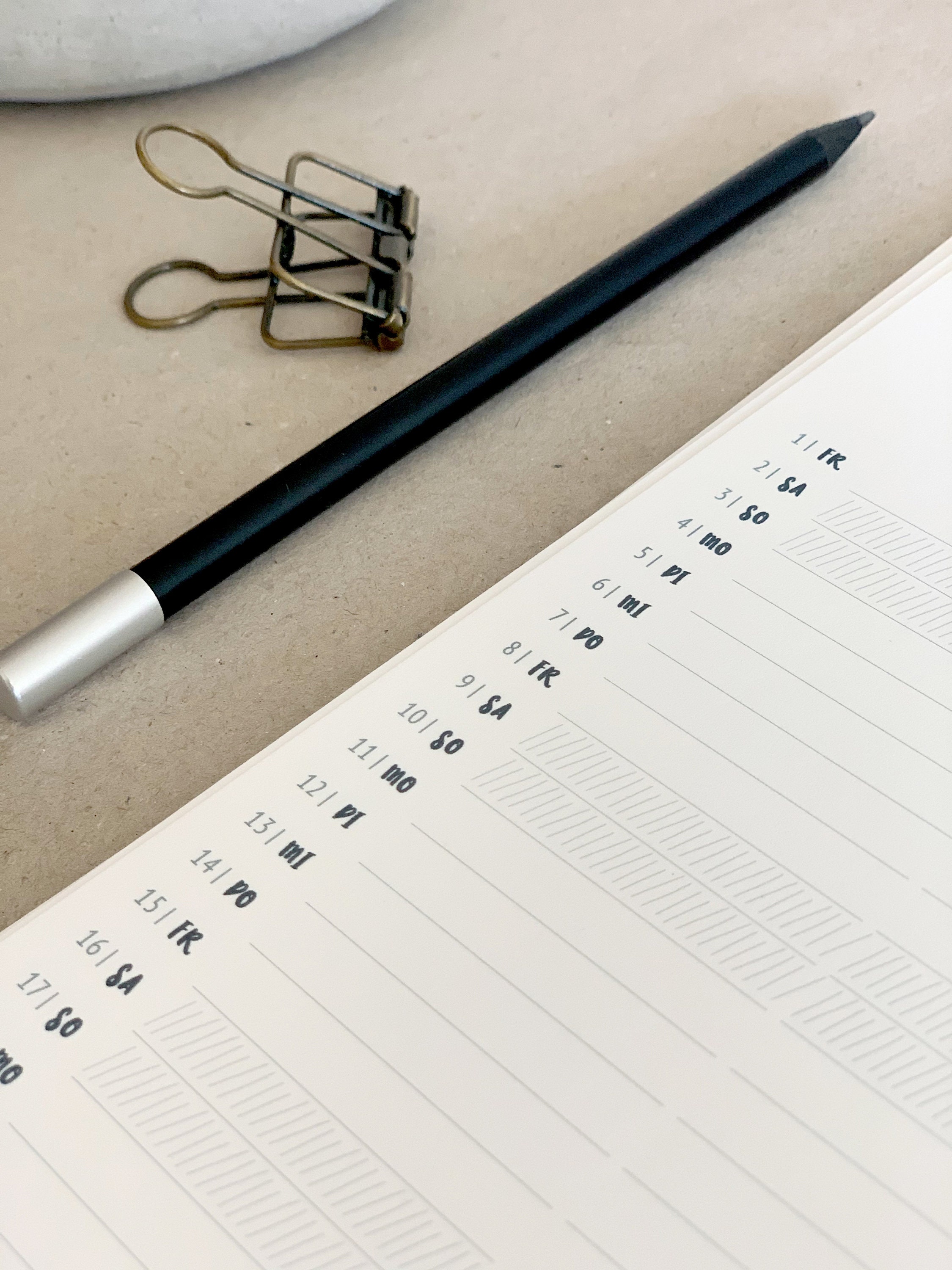 A3 Familienkalender und Jahresplaner 2026/2027 "No. 2" – A3 mit 3,4,5