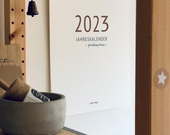 A3 Family Calendar and Annual Planner 2023 "No. 2" (DIN A3)