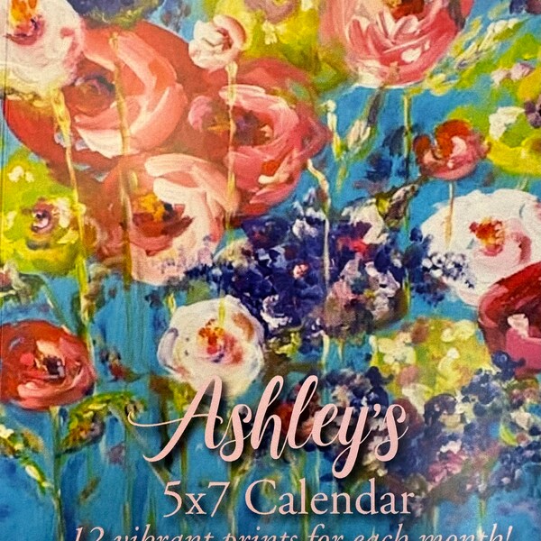 Ashley’s 5x7 2024 Vibrant Art Calendar