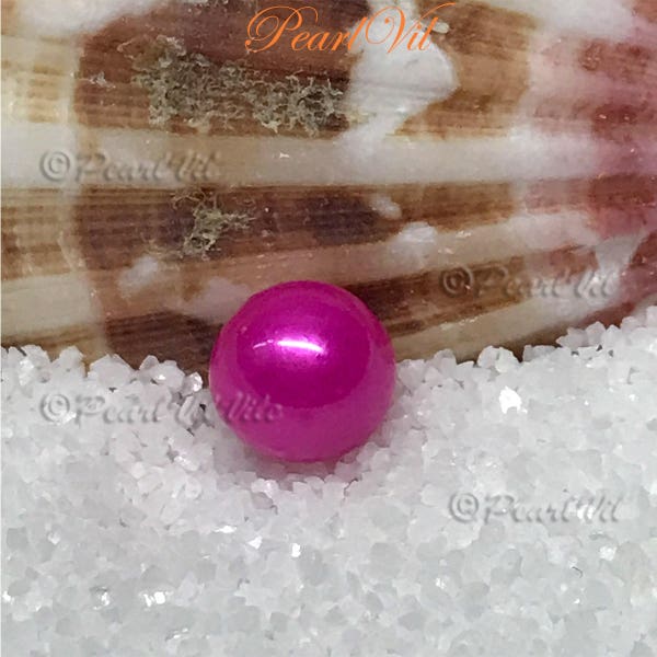 Hot Pink Loose Pearl Akoya, Quality AAA 6-7mm 7-8mm single twins, round loose pearl wholesale