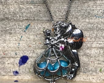 Beauty And The Beast Last Dance Pearl Cage Pendant, wish pearl cage