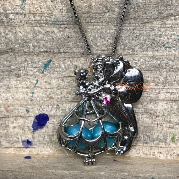 beauty:beast メタルペンダント Beauty and the Beast Last Dance Pearl Cage Pendant, Wish Pearl