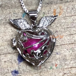 Trinity Modesty Flowers - Solid 925 Sterling Silver - Locket Pearl Cage Pendant For 6-10mm