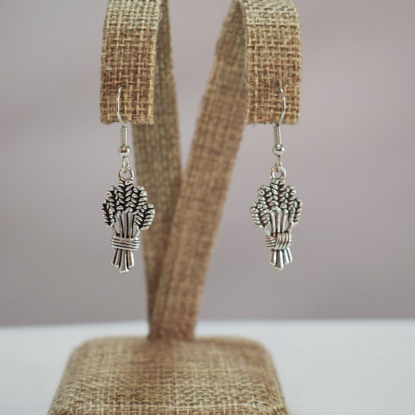 Harvest Wheat Sheaf Earrings