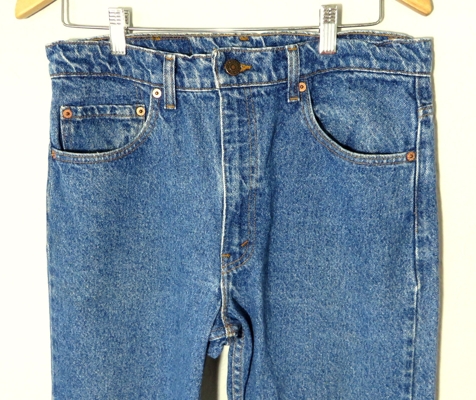 34x30 Vintage LEVI'S 505 4891 Denim Blue Jeans Made in USA | Etsy