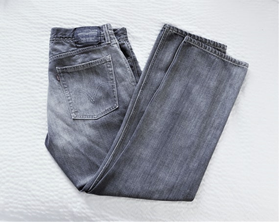 36x31 Vintage Black Label LEVIS 514 Faded Gray Denim Blue 36x31 Vintage Black Label LEVIS 514 Faded Gray Denim Blue