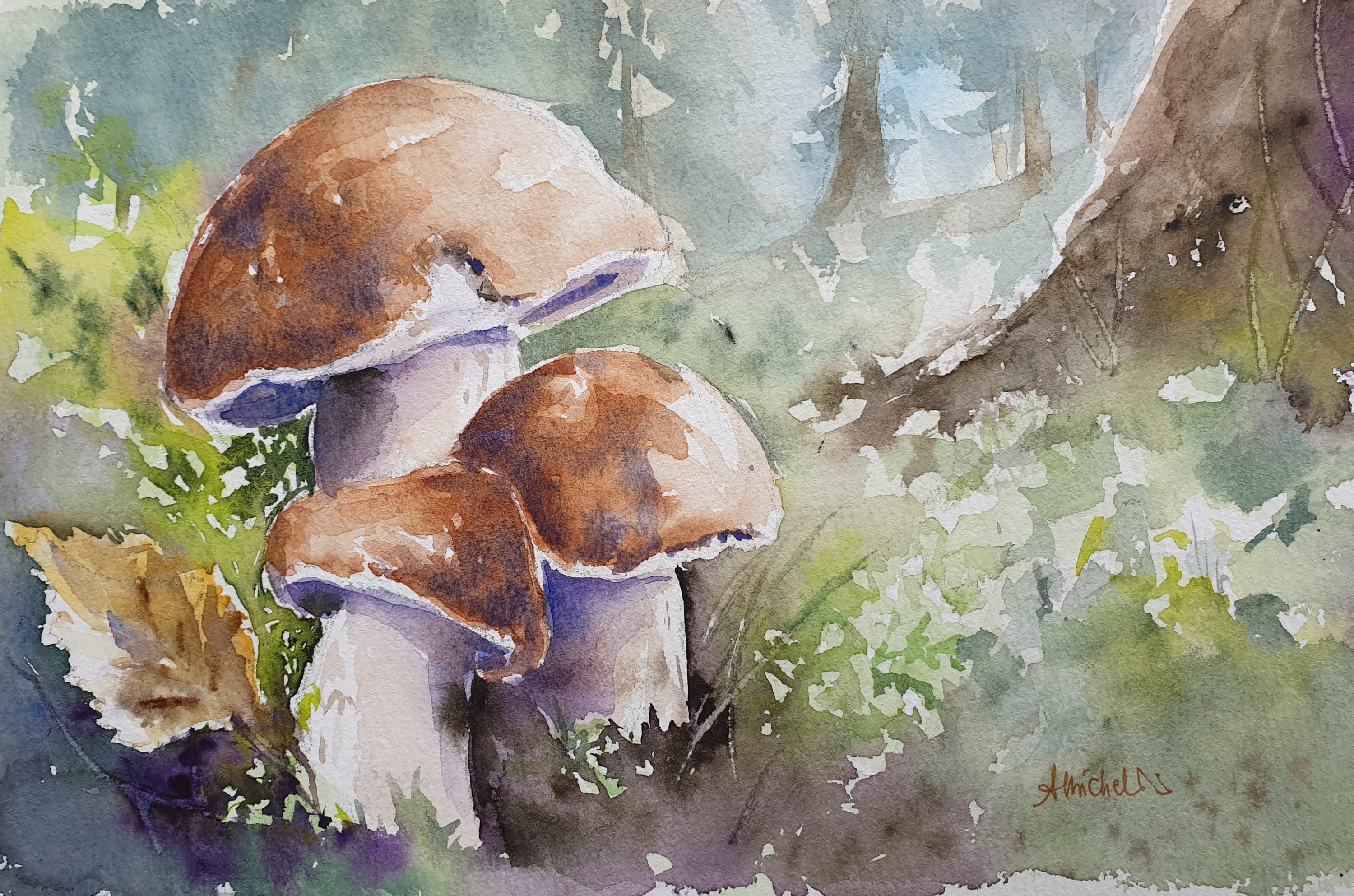 My favorite thing to paint mushrooms #fypシ #artist #art #foryou #paint, painting