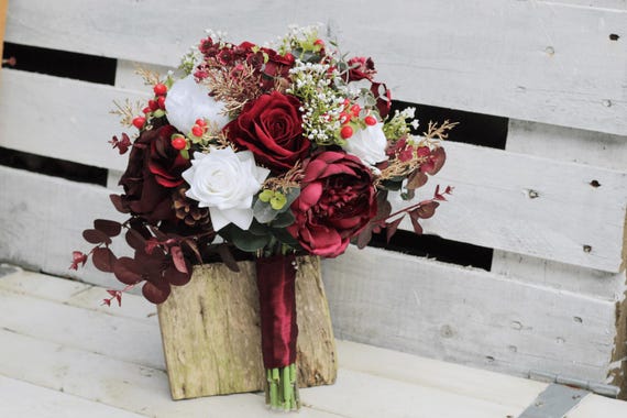 red＆brown bouquet swag no.544｜インテリア・生活道具｜ドライフラワー