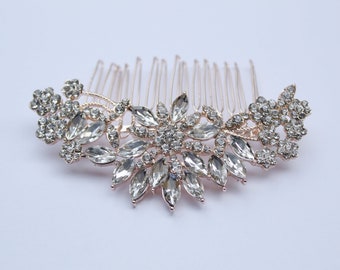Bridal Hair Comb Amber Gold Vintage Wedding Hairpiece Accessories Formal Clips Amazon.com : 6 Pack Vintage Hair Side Combs for Women  main image 3