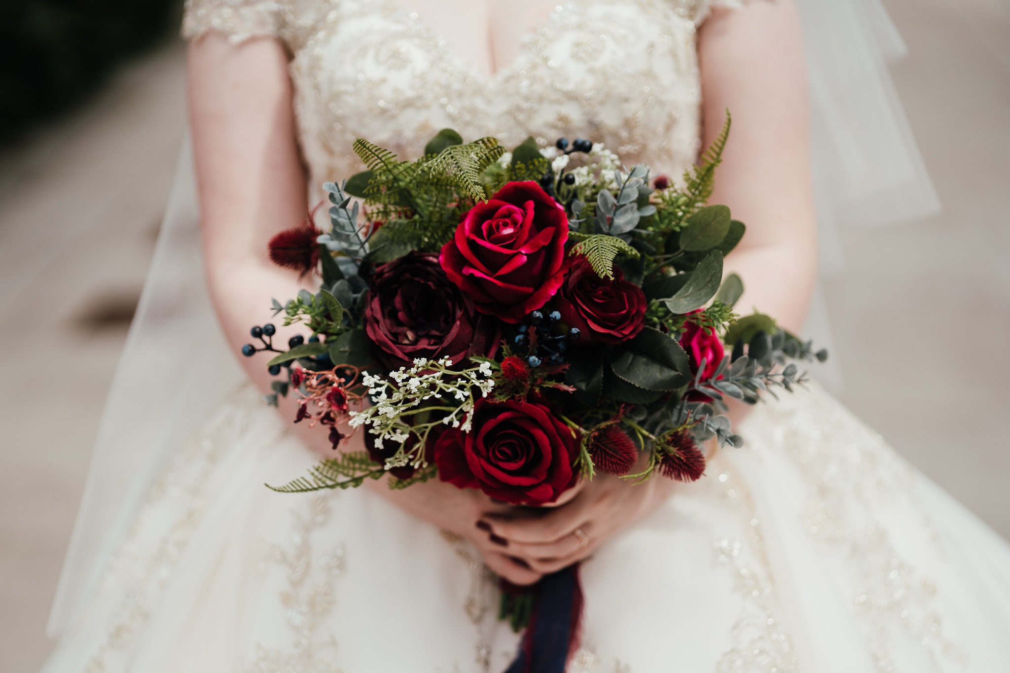 Winter Wedding Rustic Wonderland Small Bridal Bridesmaid BOUQUET