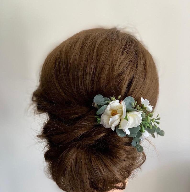 silk floral hair accessories