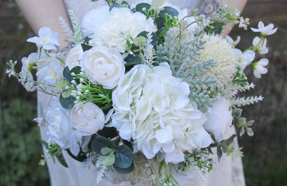 Fashion Wedding Bride Bouquet Crystal Silk DIY wedding Flowers Party Decoration