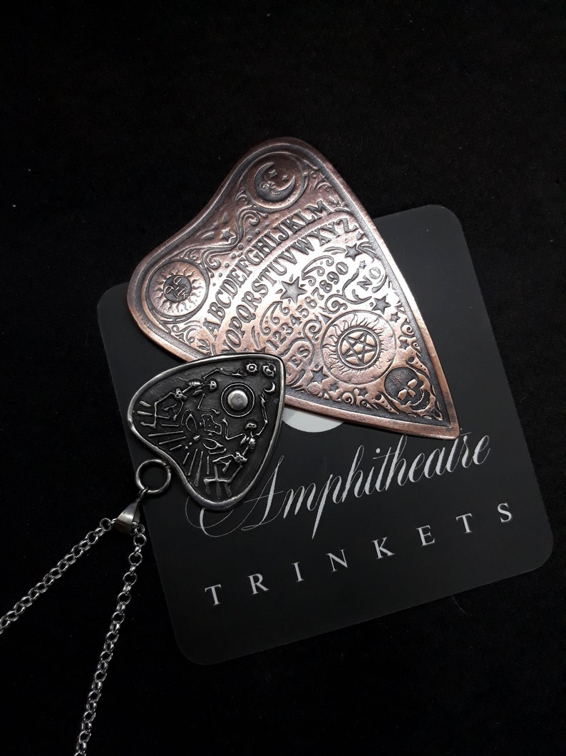 Ouija Board With Sterling Silver Pendant Planchette Set. Etsy Australia